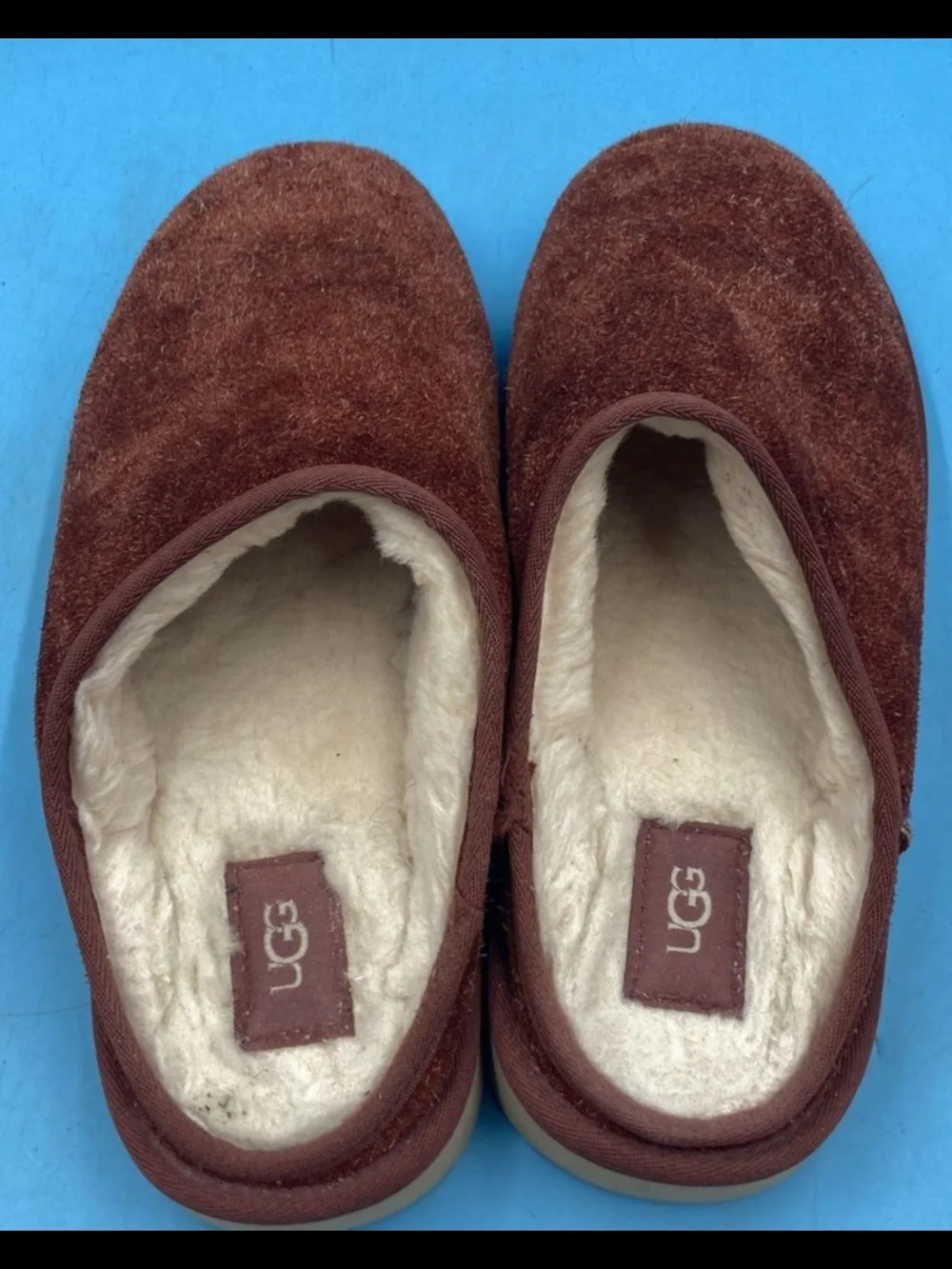 UGG® Classic Slip On Shaggy Suede Shoes No Size ( US Men's 10) Used Exc